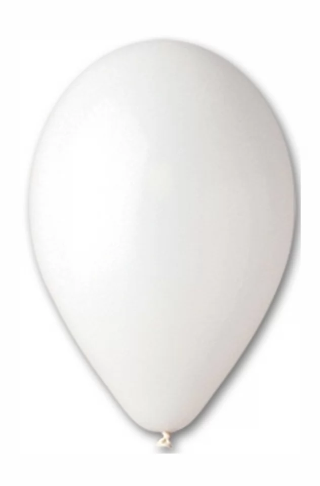 Воздушный шар из белого латекса