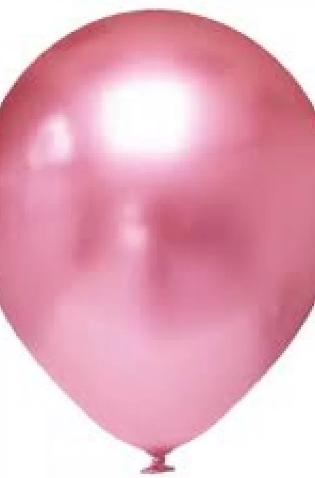 Розовые хромированные шары