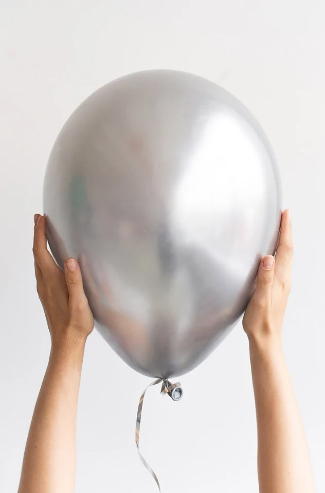 Baloane argintiu chrome